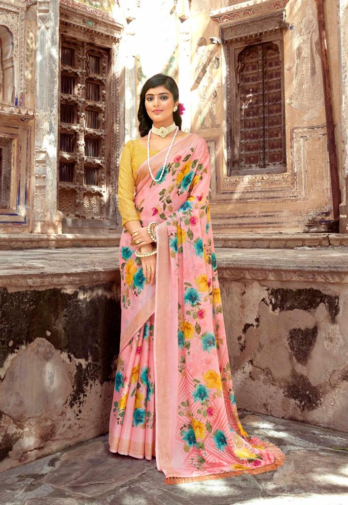 lt kashvi creation aurika silk exclusive print saree catalog