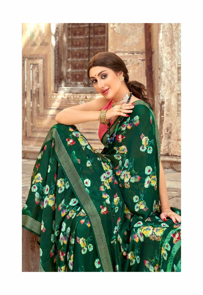 lt kashvi creation aurika silk exclusive print saree catalog