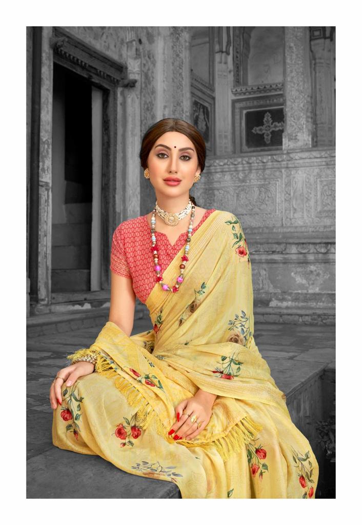 lt kashvi creation aurika silk exclusive print saree catalog