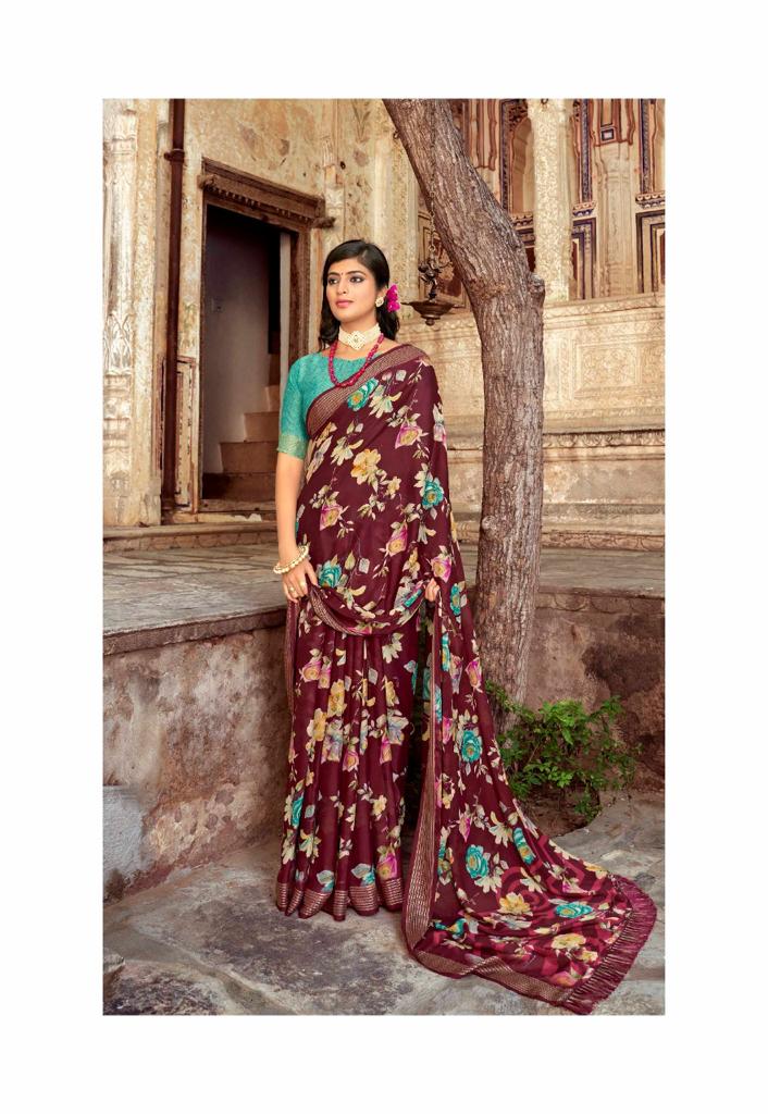 lt kashvi creation aurika silk exclusive print saree catalog