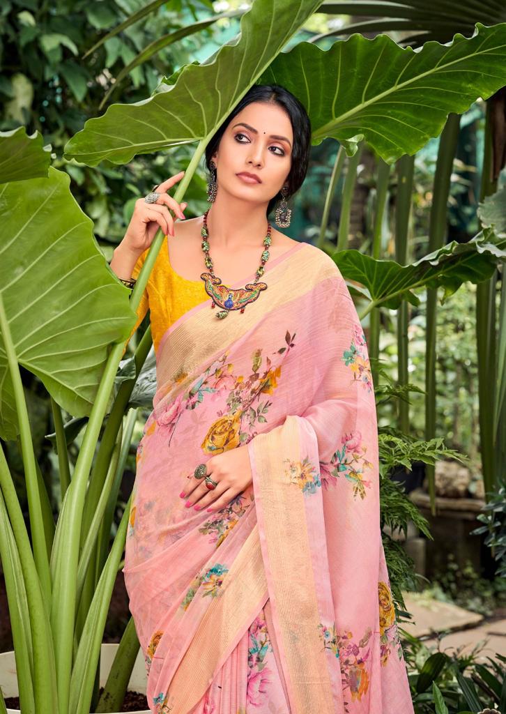 lt kashvi creation saheli chiffon attractive look saree catalog