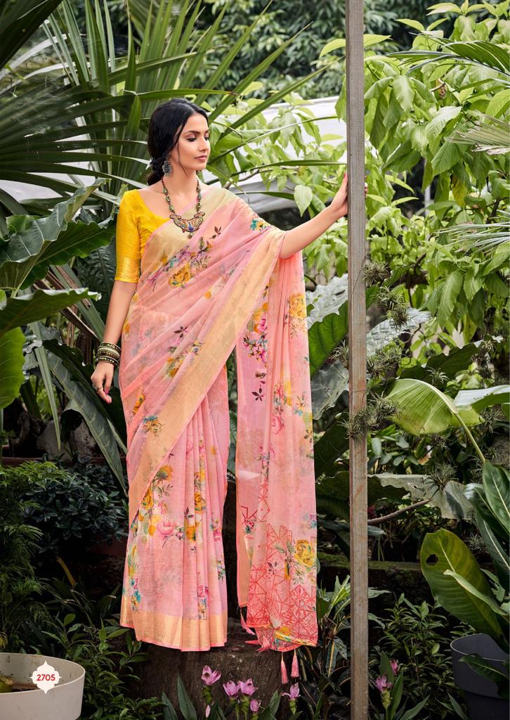 lt kashvi creation saheli chiffon attractive look saree catalog