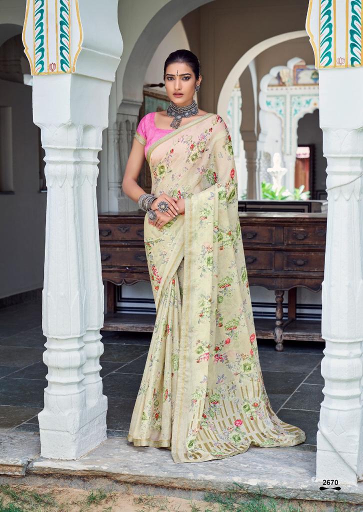 lt kashvi creation sara moss decent look saree catalog