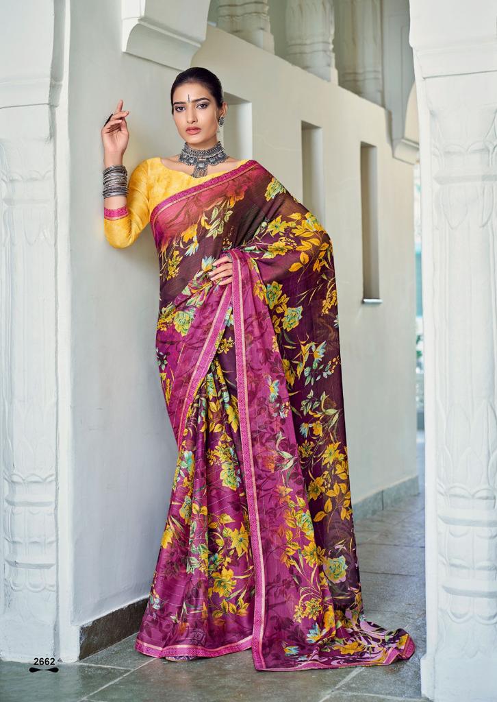 lt kashvi creation sara moss decent look saree catalog