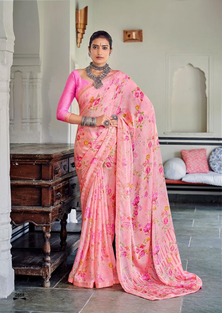 lt kashvi creation sara moss decent look saree catalog