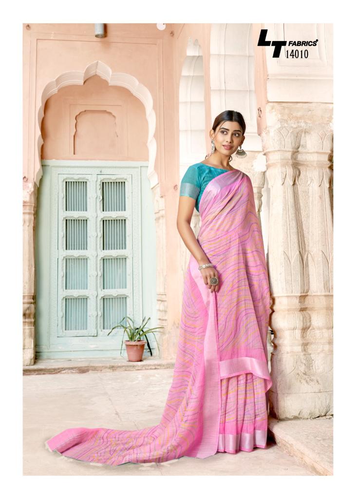 lt saree sanpurna sonakshi patta  innovative look saree catalog