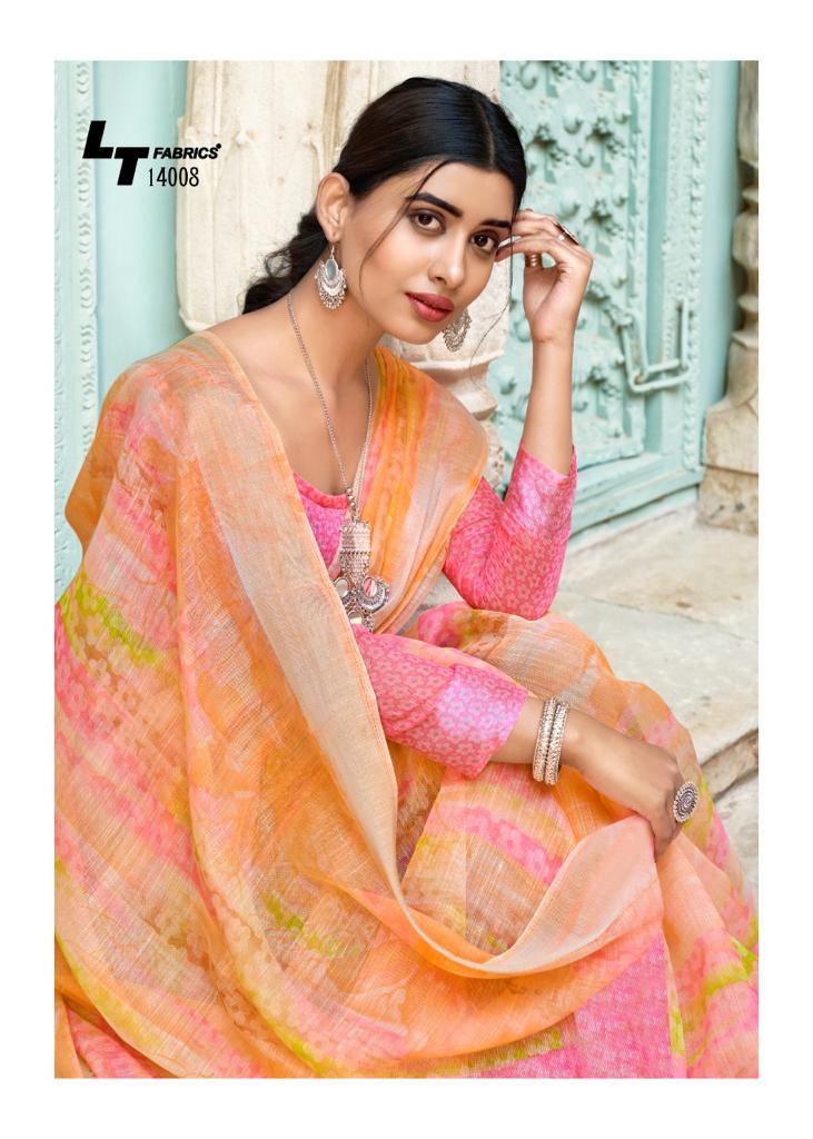 lt saree sanpurna sonakshi patta  innovative look saree catalog