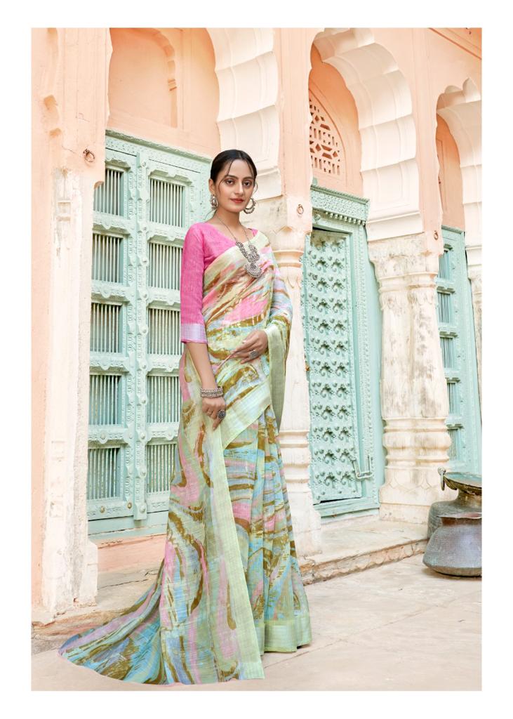 lt saree sanpurna sonakshi patta  innovative look saree catalog