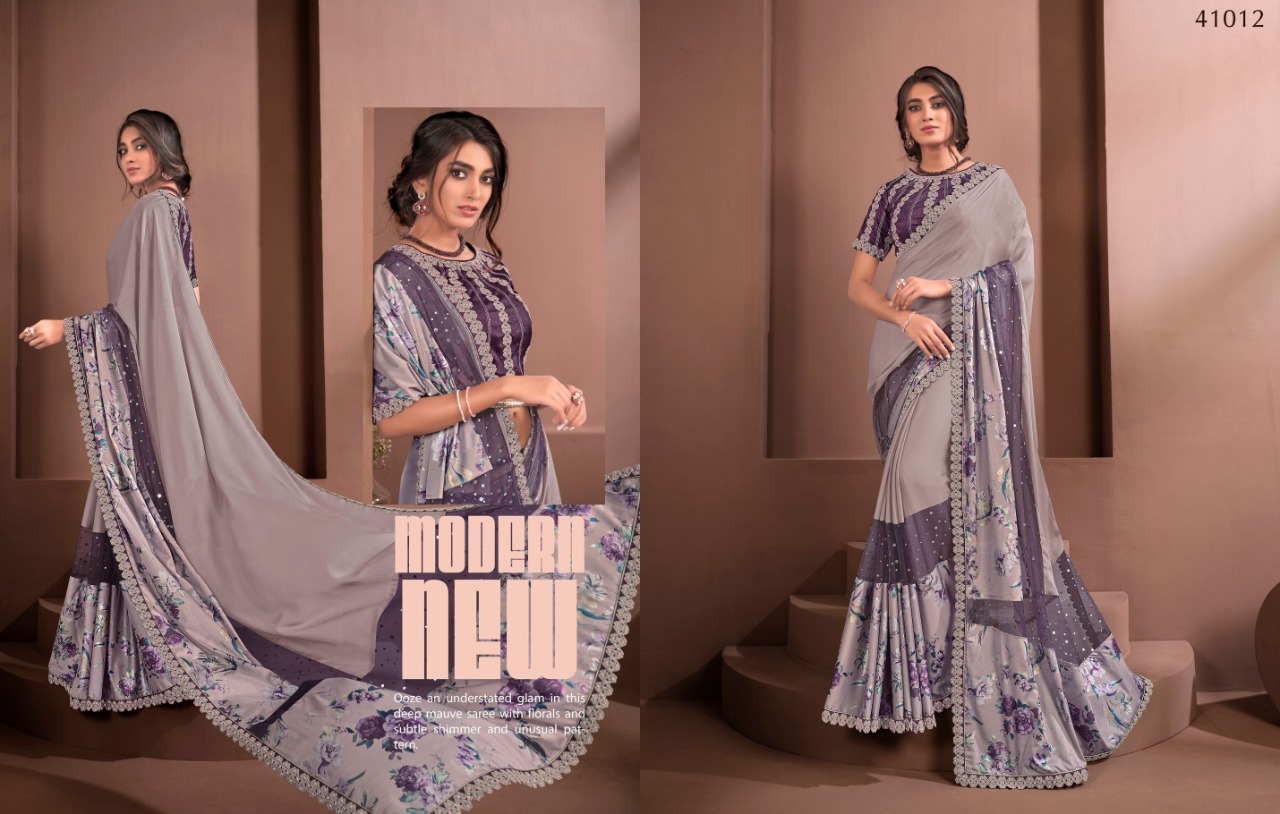 mahotsav norita 41000 series raissa georgette silk gorgeous look saree catalog