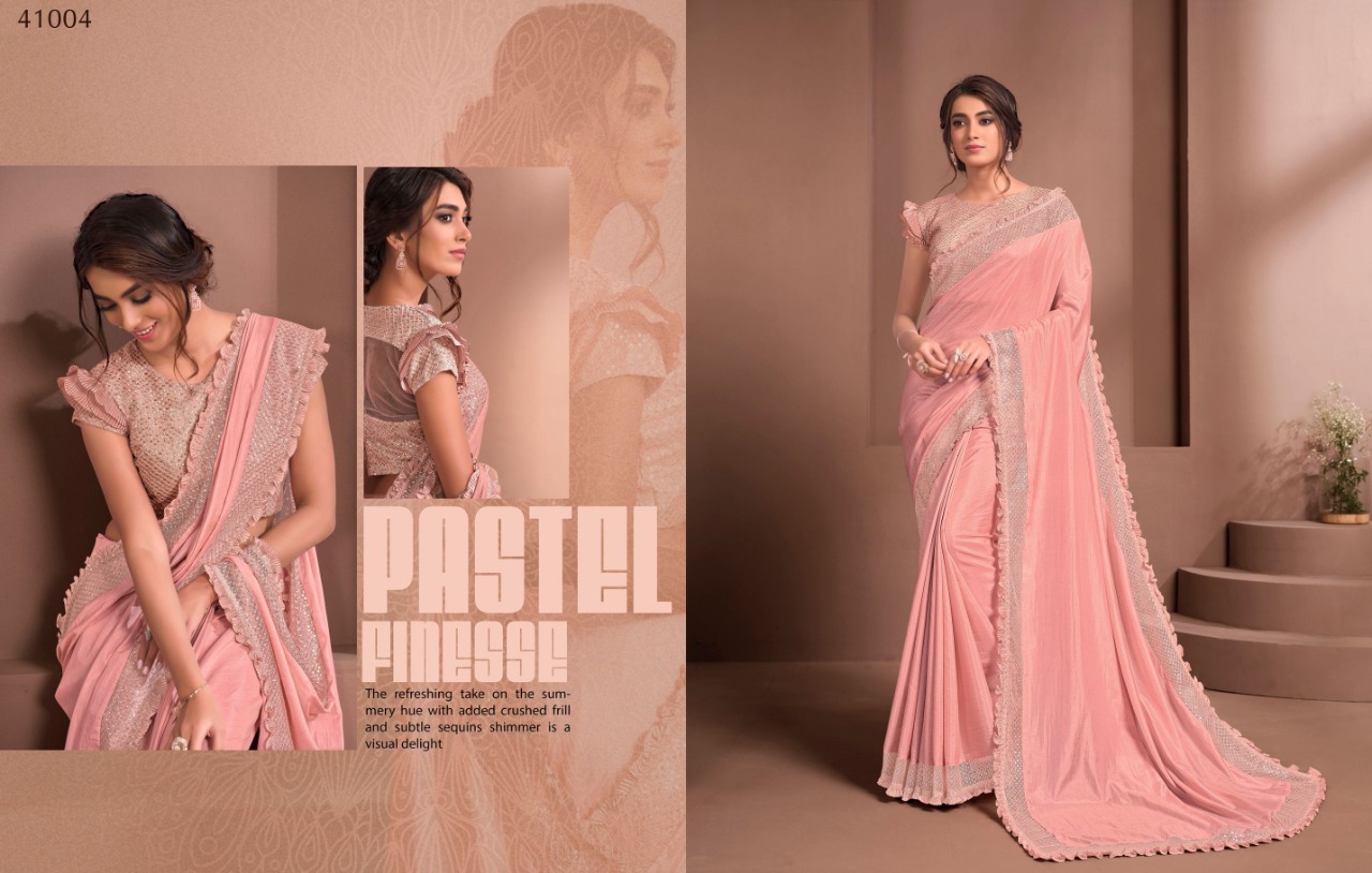 mahotsav norita 41000 series raissa georgette silk gorgeous look saree catalog