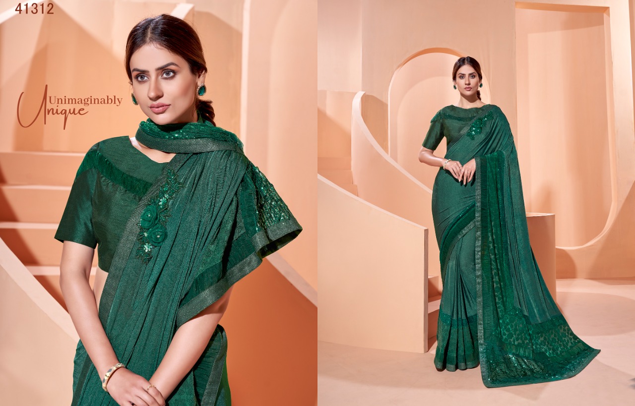 mahotsav norita 41300 series sirena lycra elegant look saree catalog