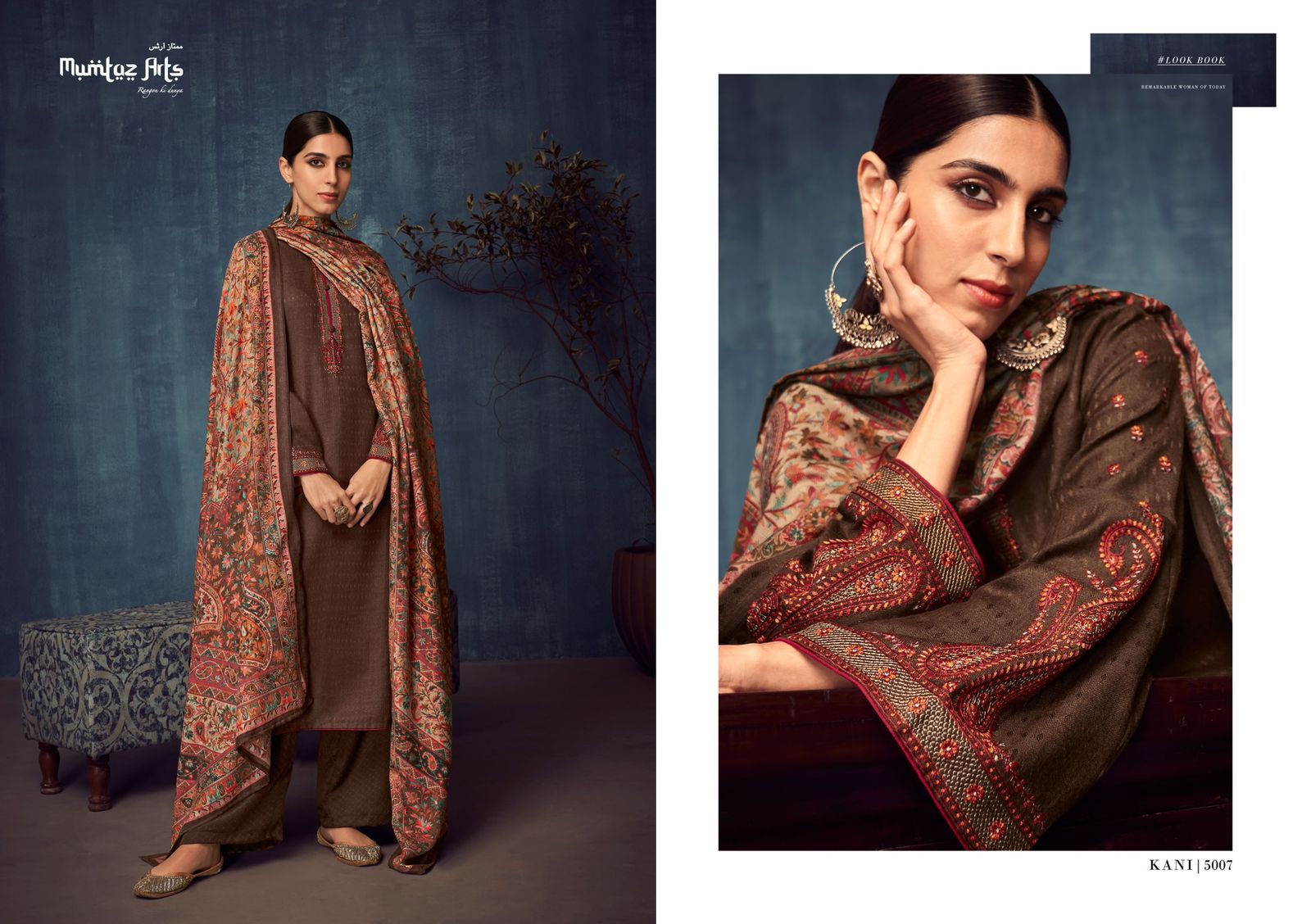 mumtaz art kani pashmina gorgeous look salwar suit catalog