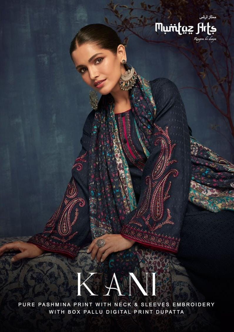 mumtaz art kani pashmina gorgeous look salwar suit catalog