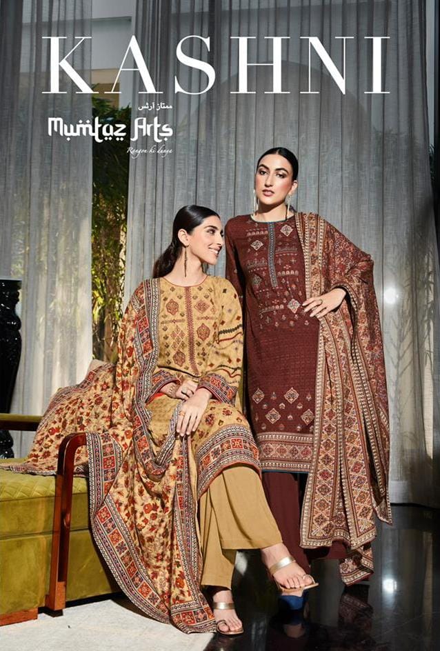 mumtaz art rango ki duniya kaashi edition vol1 pashmina exclusive look salwar suit catalog