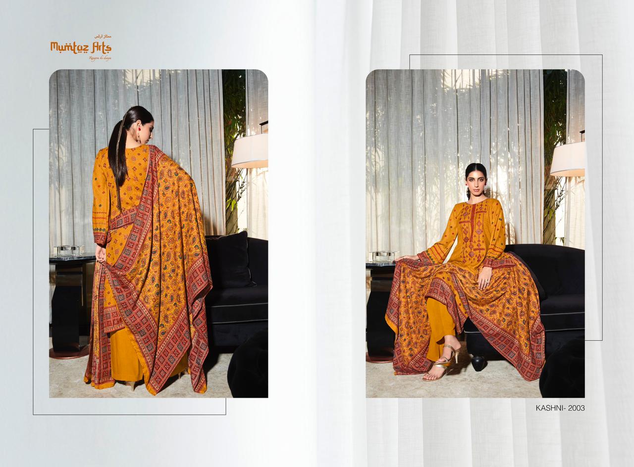 mumtaz art rango ki duniya kaashi edition vol1 pashmina exclusive look salwar suit catalog