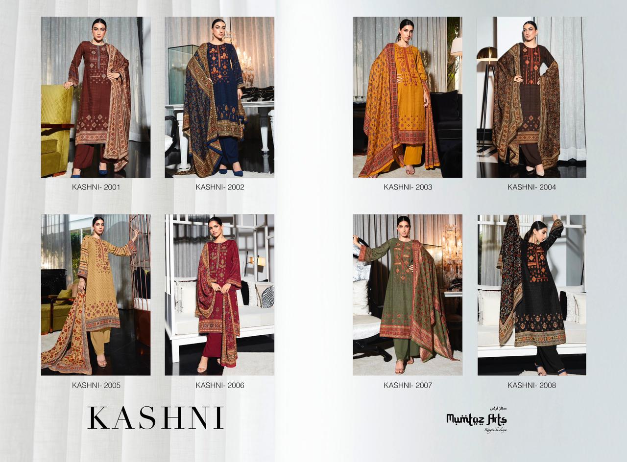 mumtaz art rango ki duniya kaashi edition vol1 pashmina exclusive look salwar suit catalog