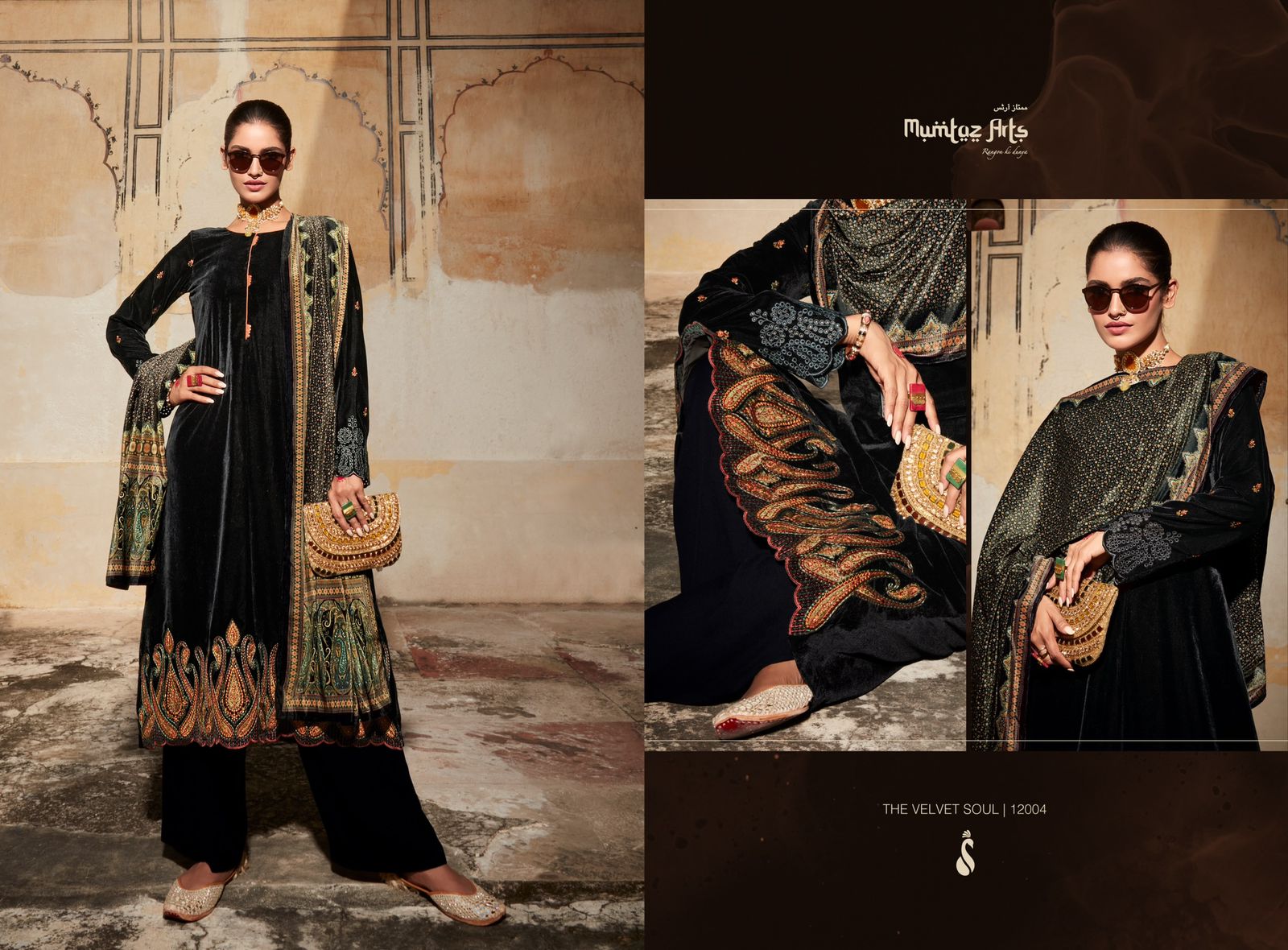 mumtaz art rango ki duniya the velvet soul velvet exclusive look salwar suit catalog