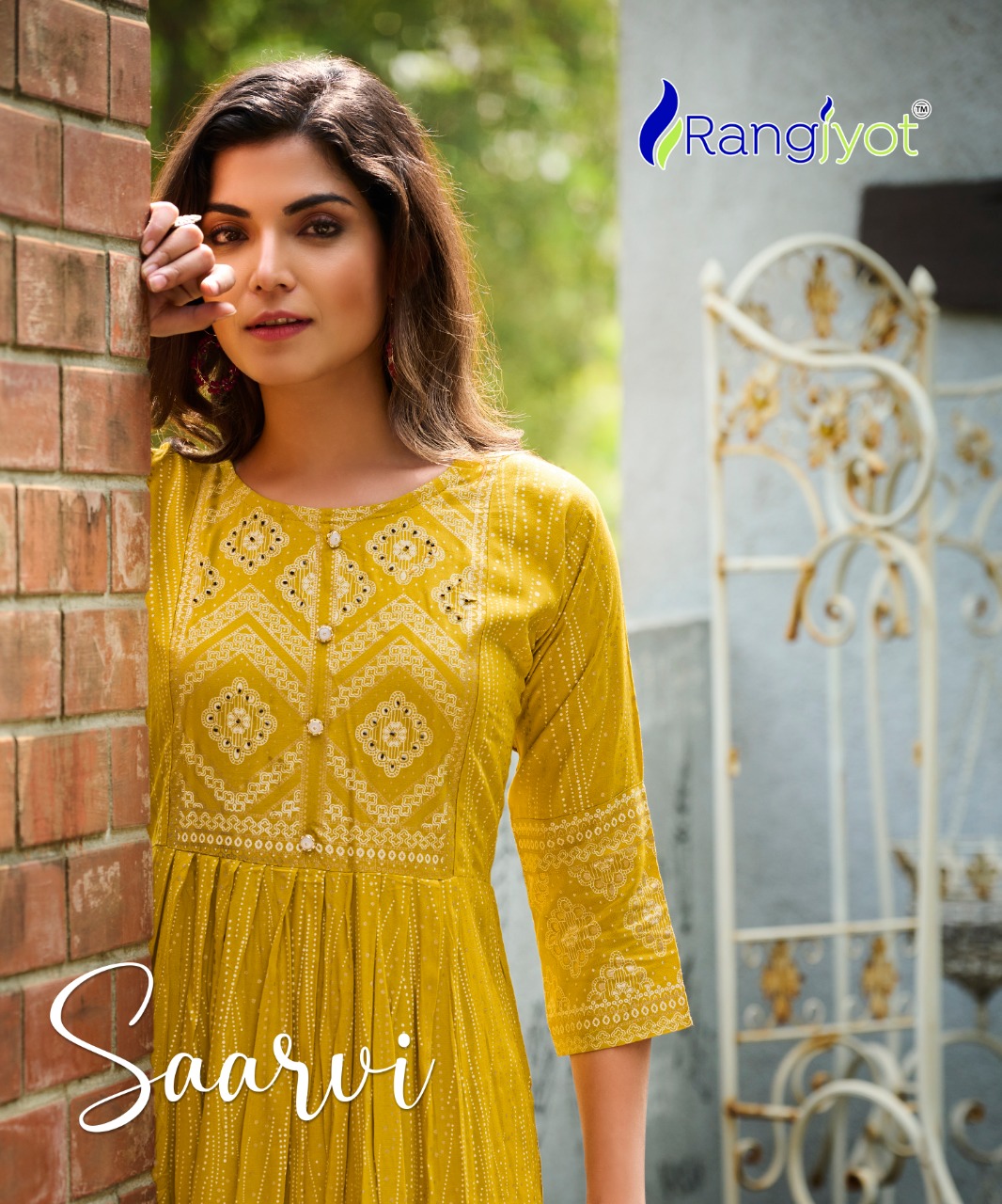 rangjyot saarvi vol 1 rayon decent look top bottom catalog