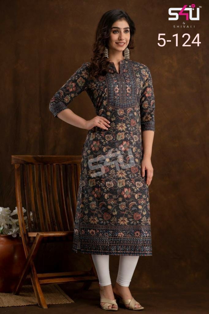 s4u  s4u 5-124 fancy asstonishing kurti size set