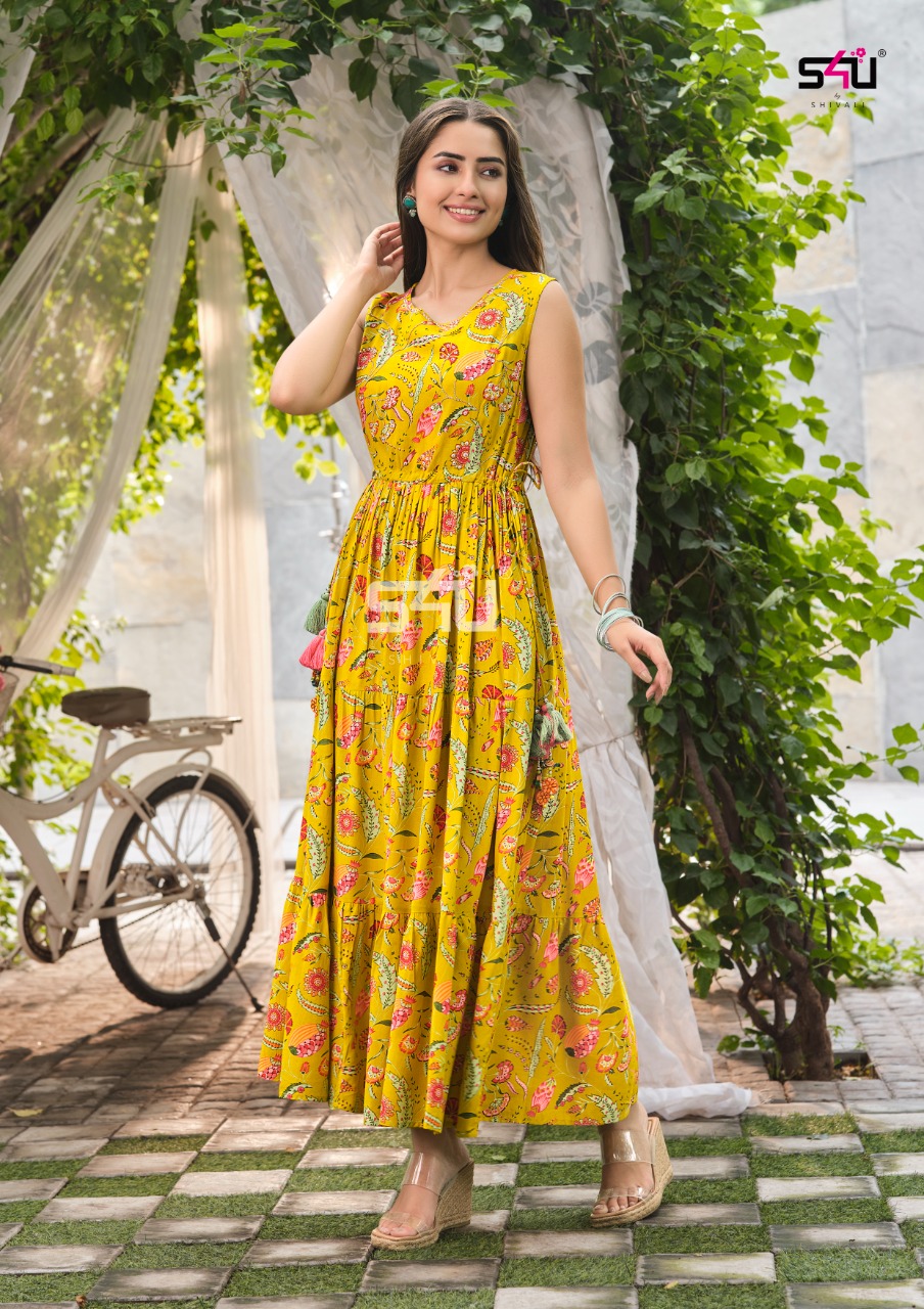 s4u weekend passion rayon asstonishing kurti catalog