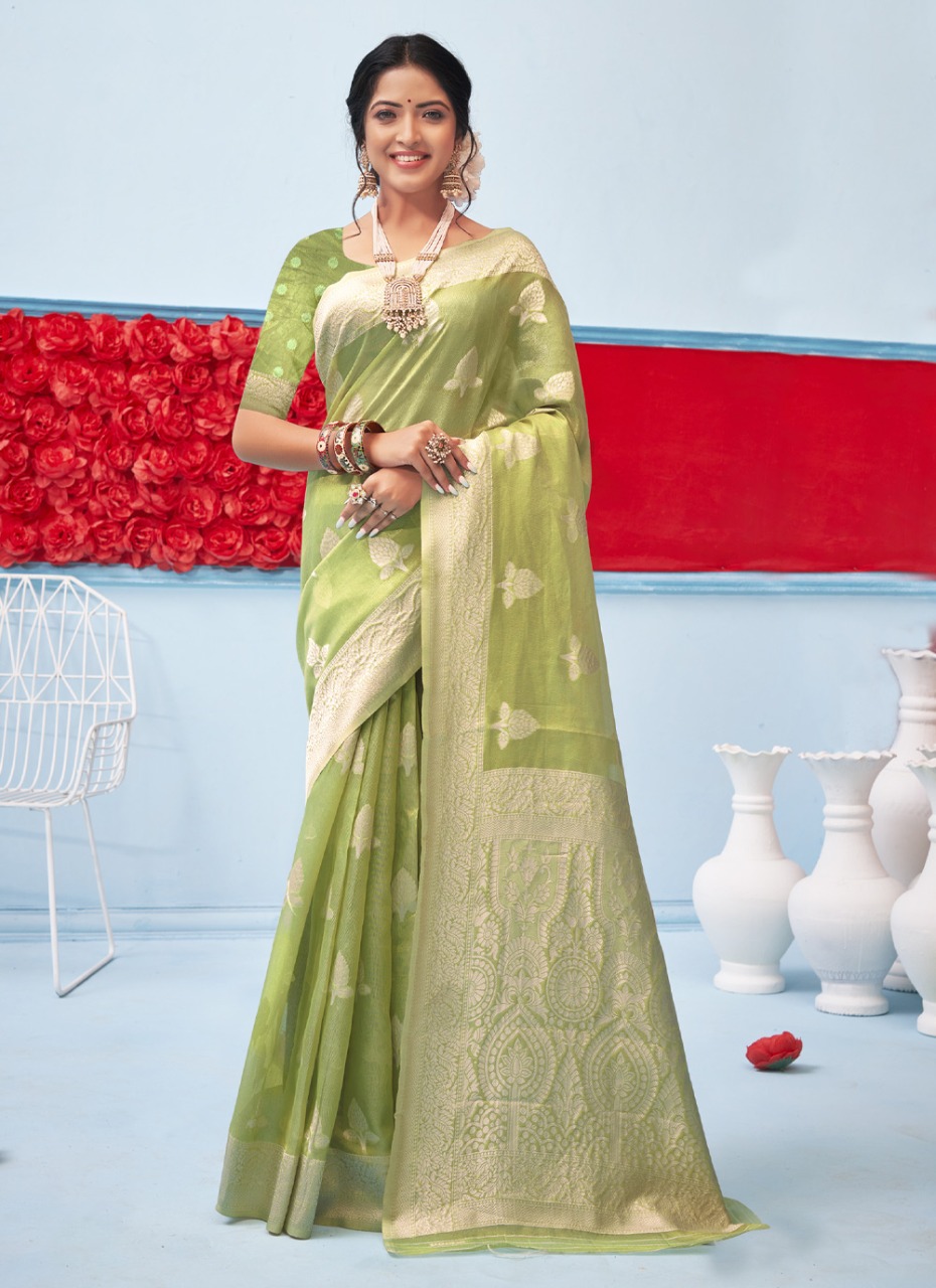 sangam print anurag cotton decent look saree catalog