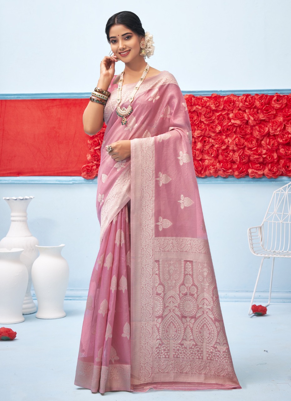 sangam print anurag cotton decent look saree catalog