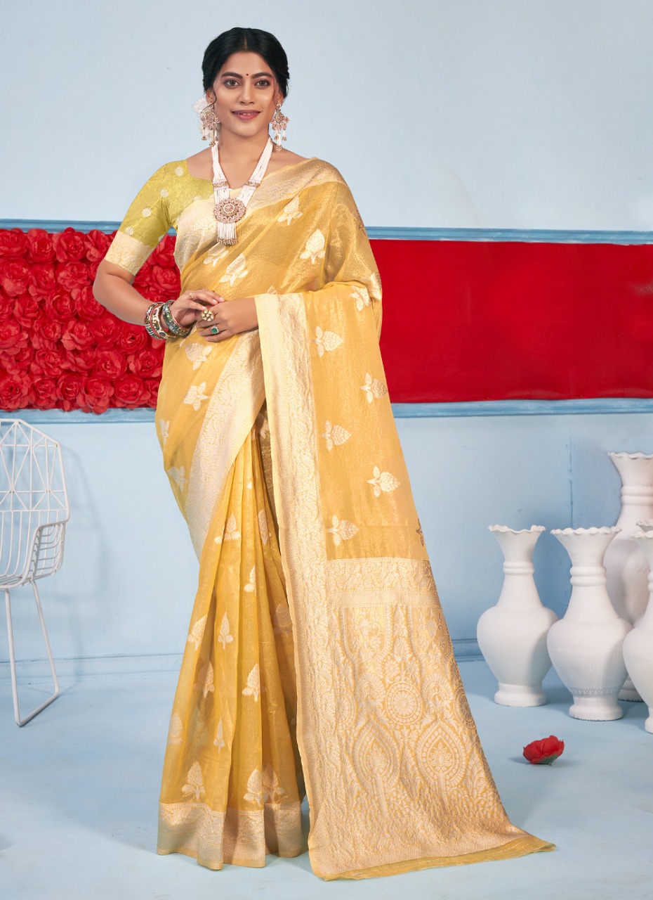 sangam print anurag cotton decent look saree catalog