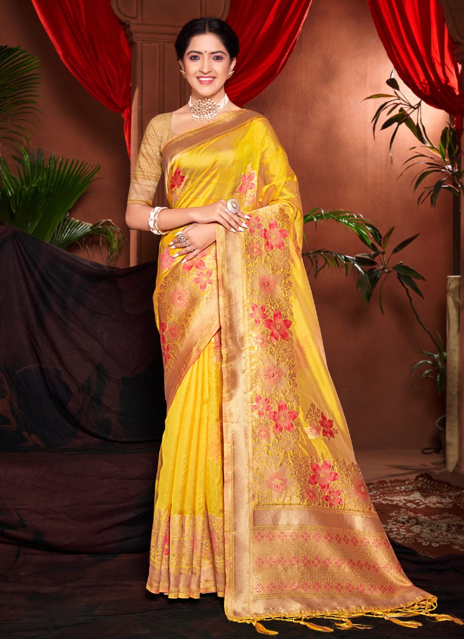 sangam print deepkala silk innovative look saree catalog