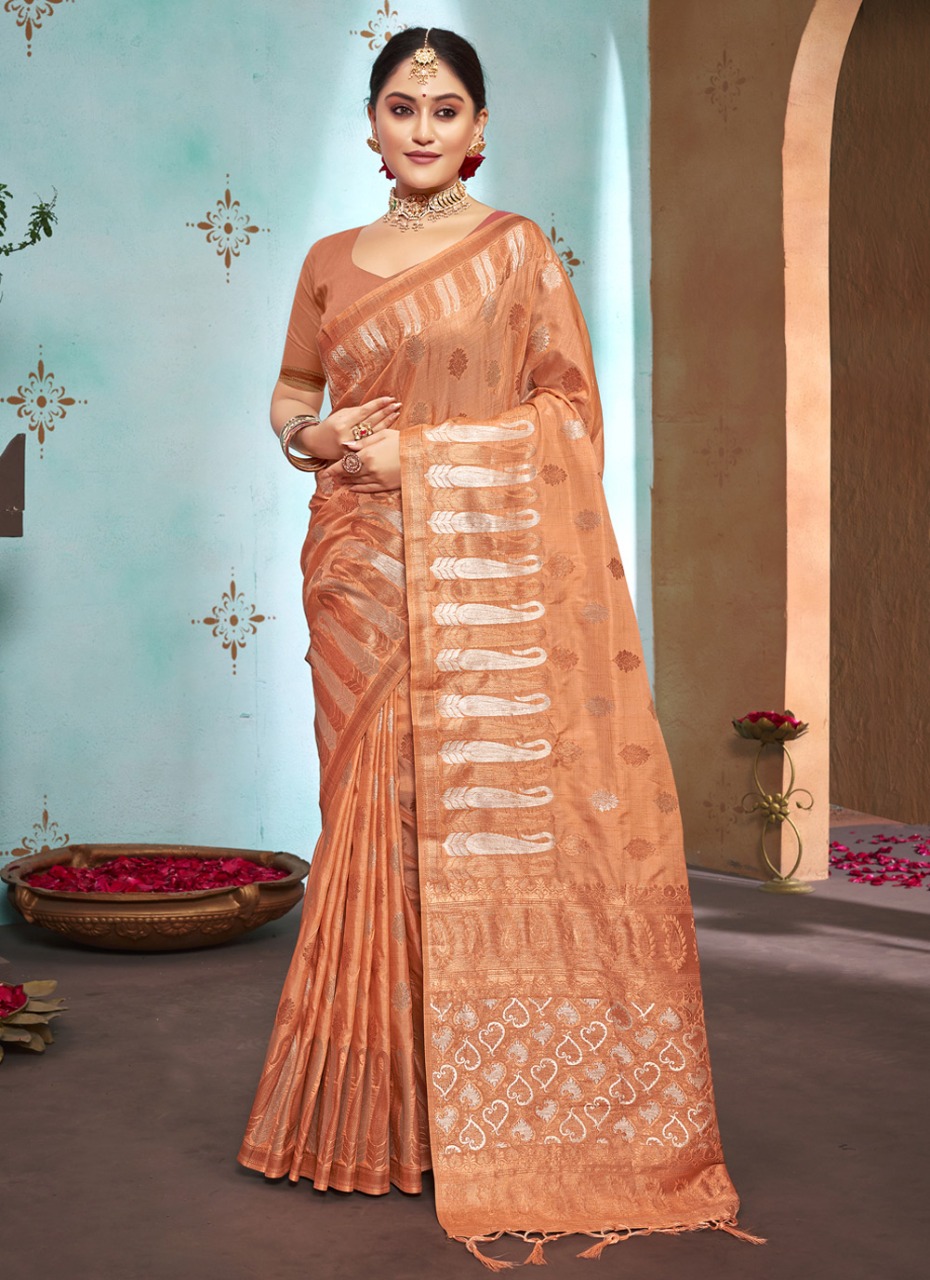 sangam print gulzar silk silk gorgeous look saree catalog