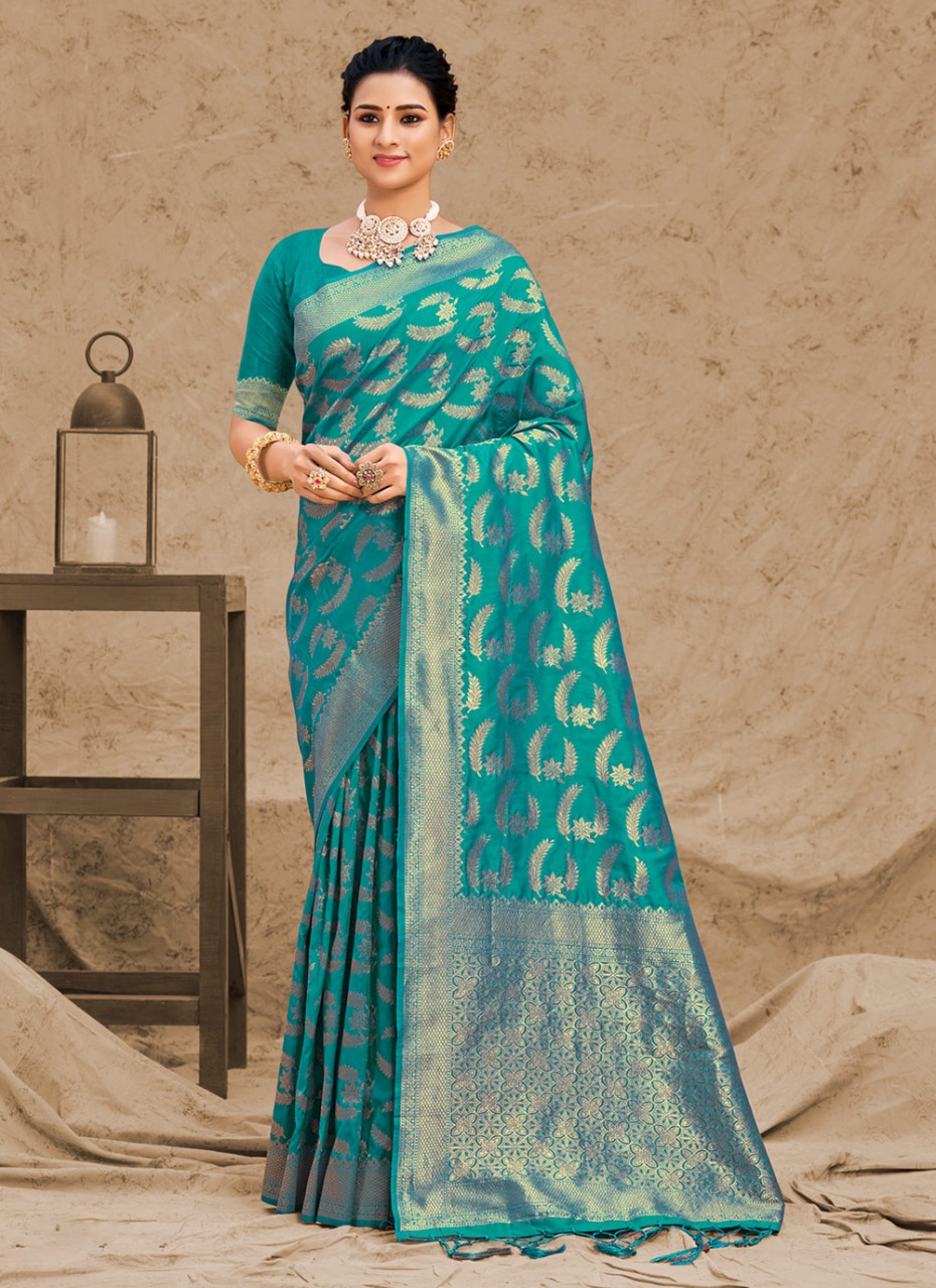 sangam print raj rani silk silk gorgeous look saree catalog