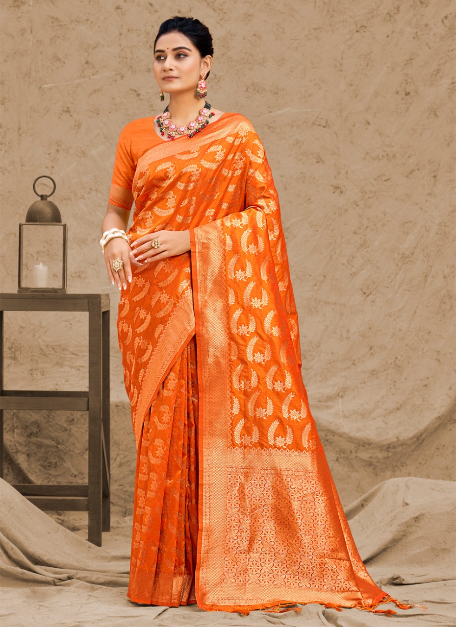 sangam print raj rani silk silk gorgeous look saree catalog