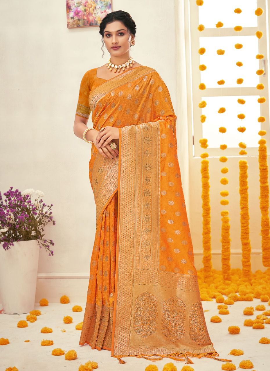 sangam print ratnamoti silk innovative look saree catalog