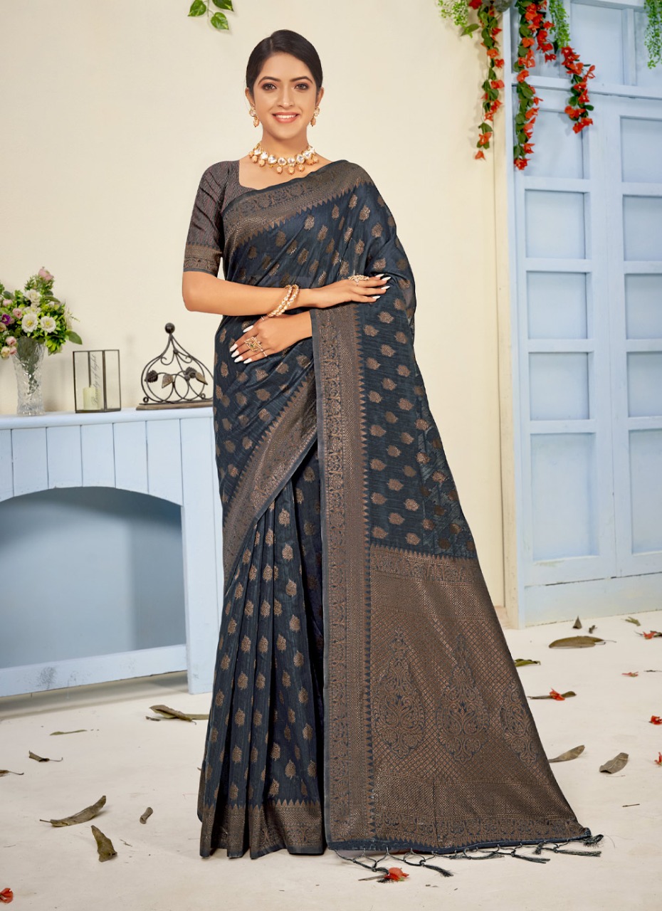 sangam print royal cotton decent look saree catalog