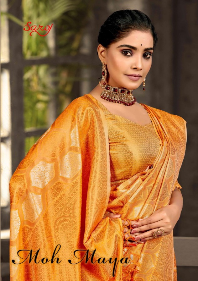 saroj saree mohmaya silk elegant saree catalog