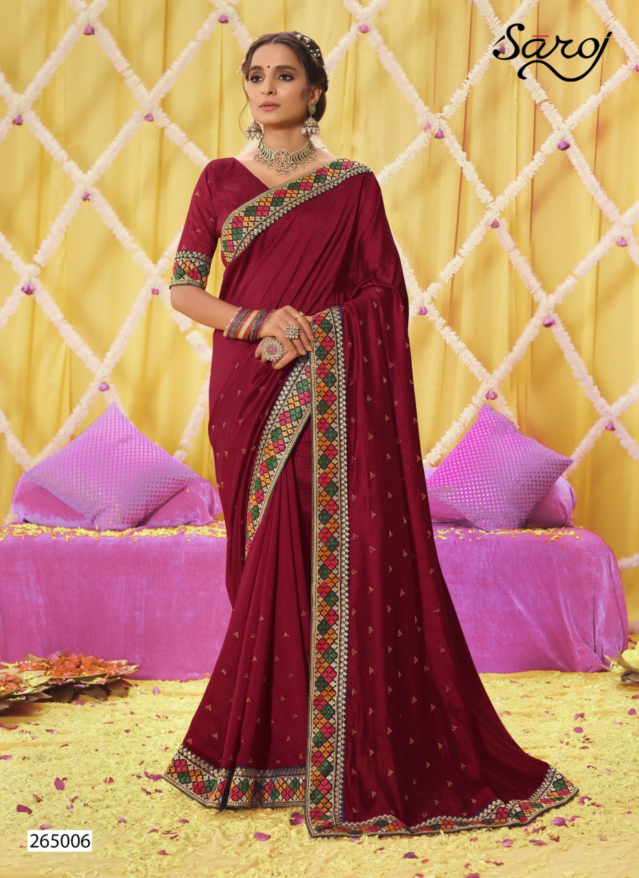 saroj saree nakshikaa silk new and modern style saree catalog