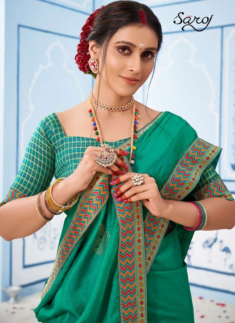 saroj saree namasvi silk regal look saree catalog