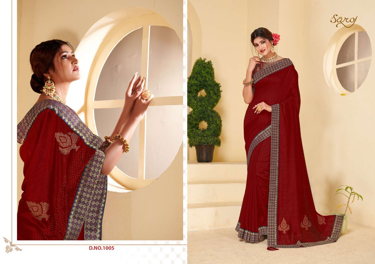 saroj sree naavya silk decent look saree catalog