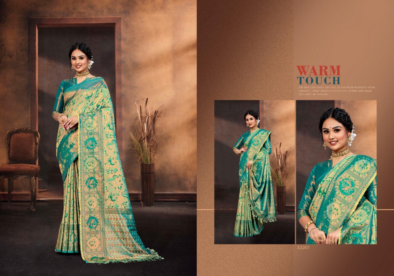 saroj sree nayraa silk festive look saree catalog