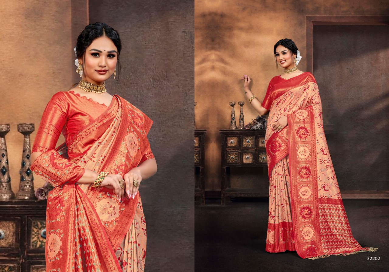 saroj sree nayraa silk festive look saree catalog