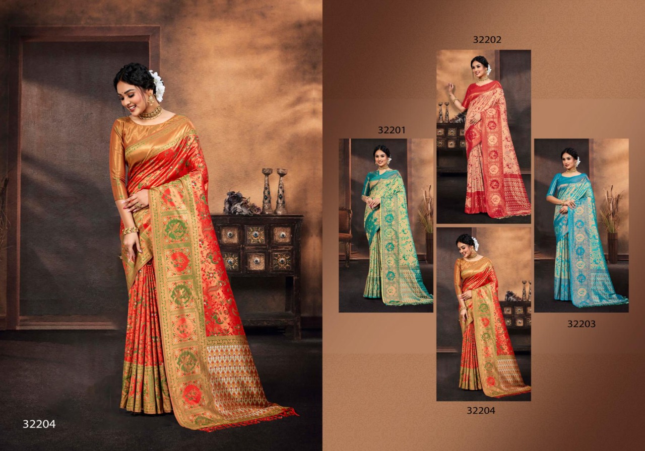 saroj sree nayraa silk festive look saree catalog