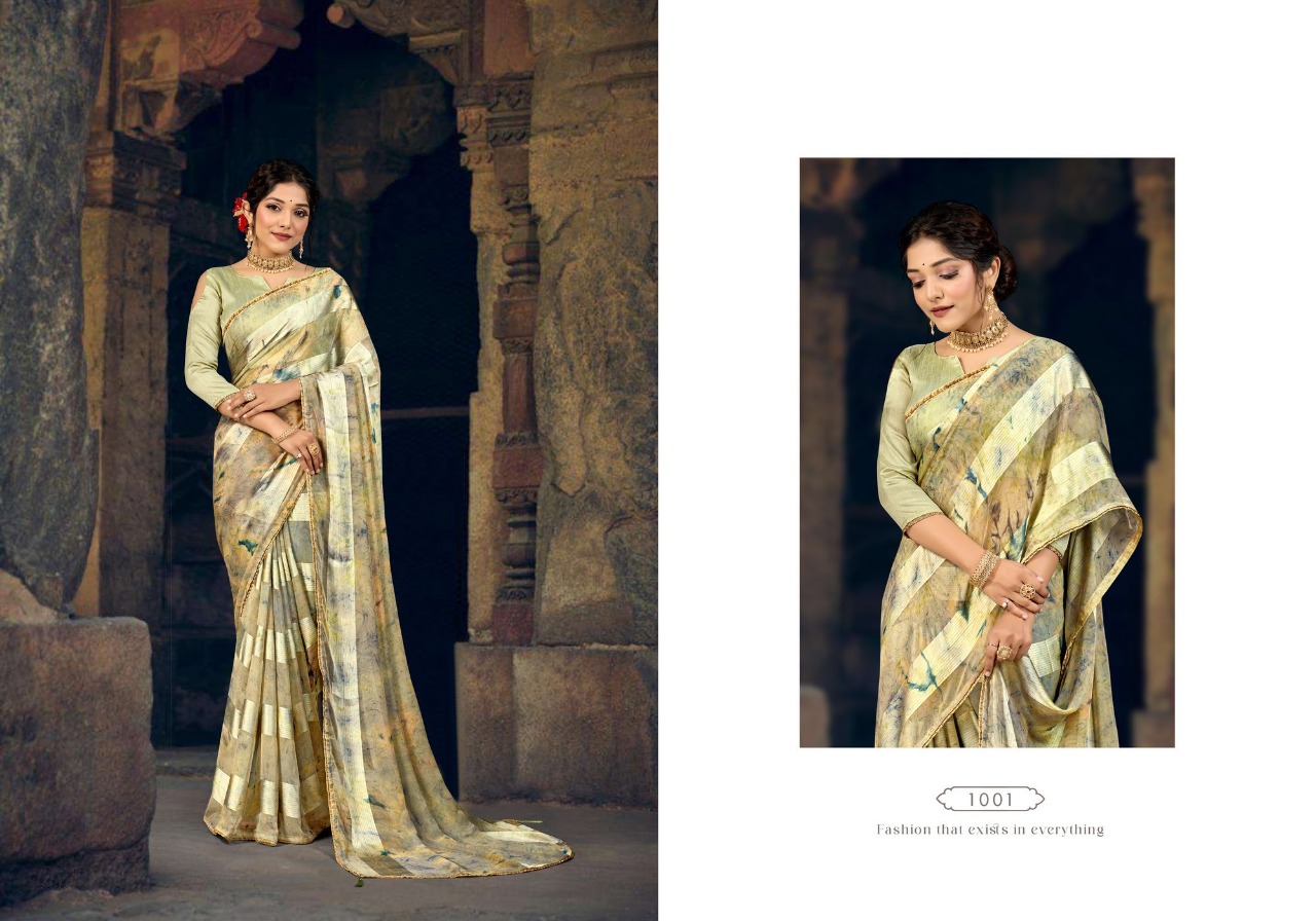 saroj sree surpana fancy festive look saree catalog