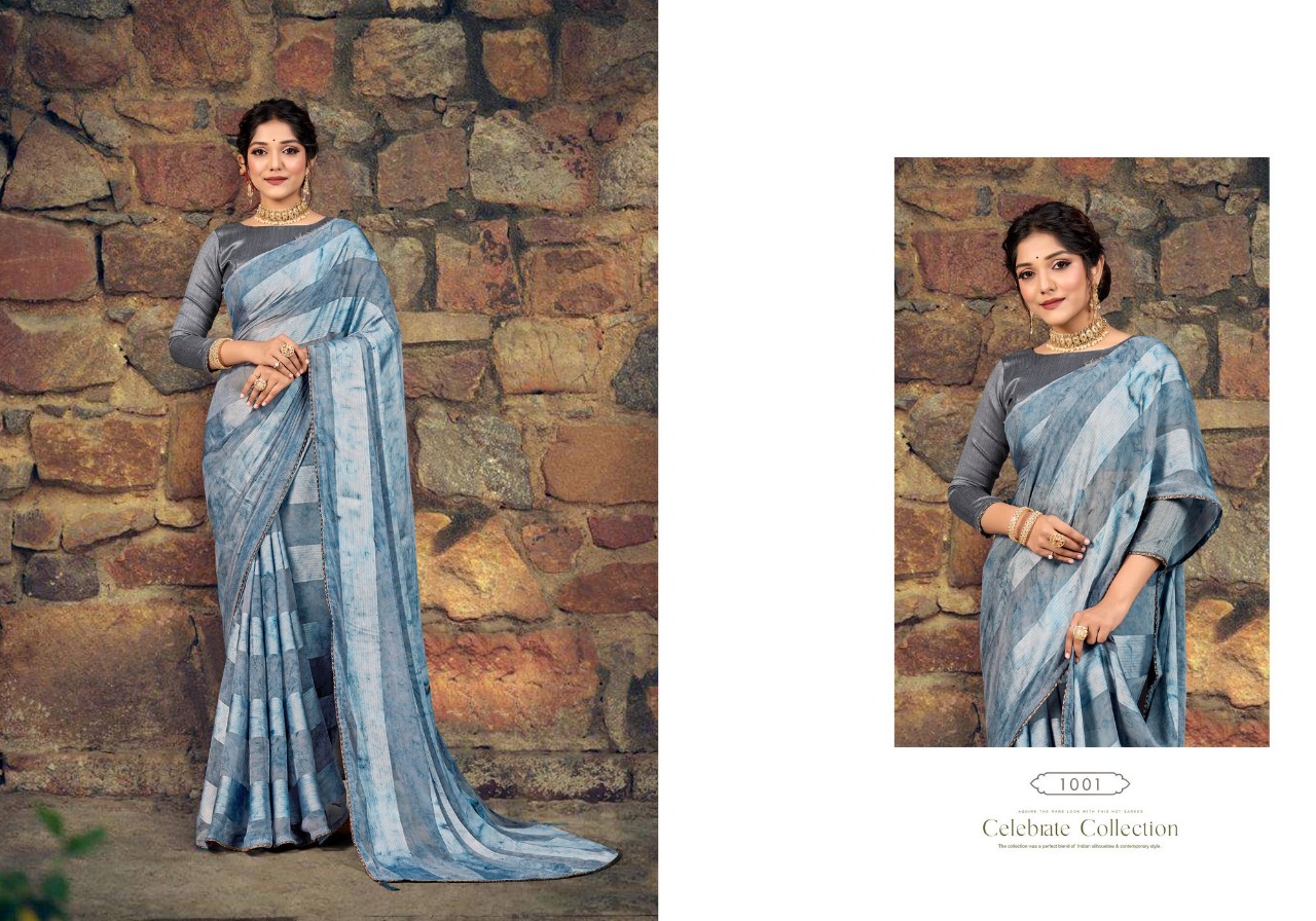 saroj sree surpana fancy festive look saree catalog