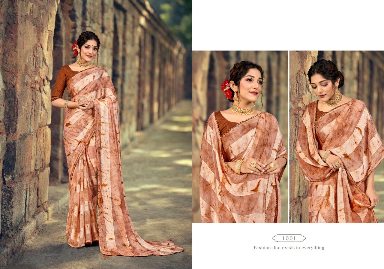 saroj sree surpana fancy festive look saree catalog