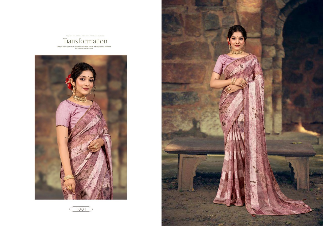 saroj sree surpana fancy festive look saree catalog