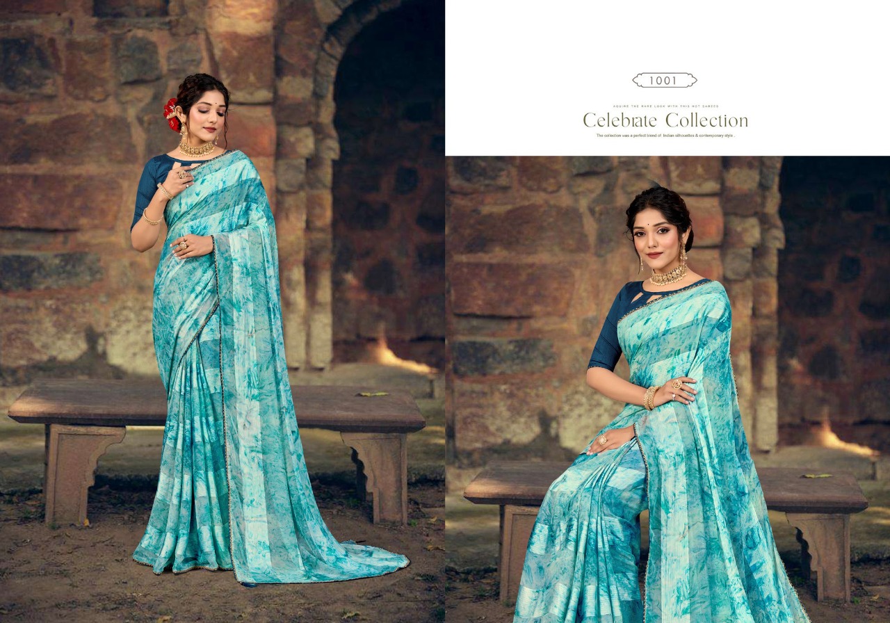 saroj sree surpana fancy festive look saree catalog