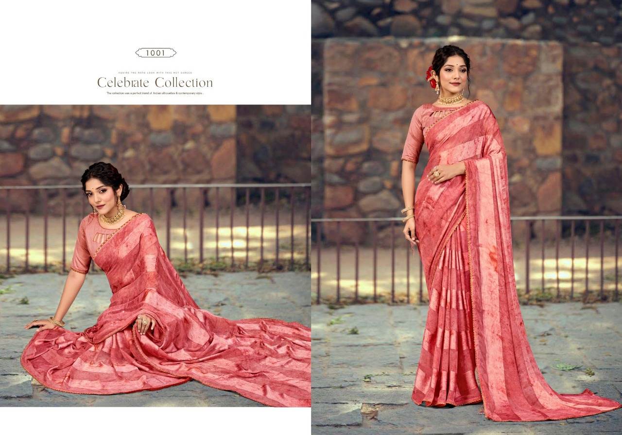 saroj sree surpana fancy festive look saree catalog