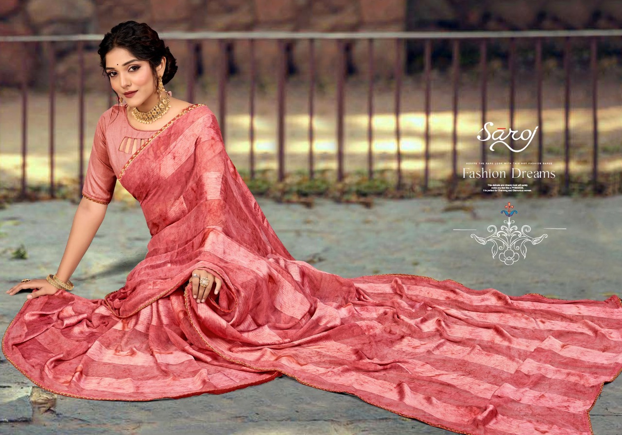 saroj sree surpana fancy festive look saree catalog