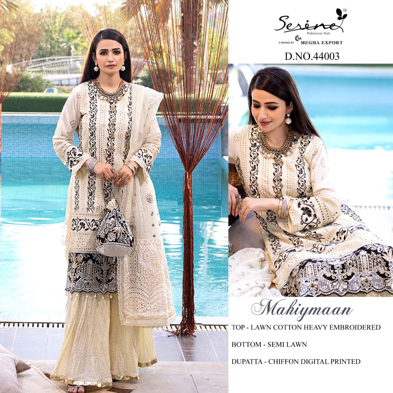 serine Megha Exports mahiymaan cotton decent look salwar suit catalog