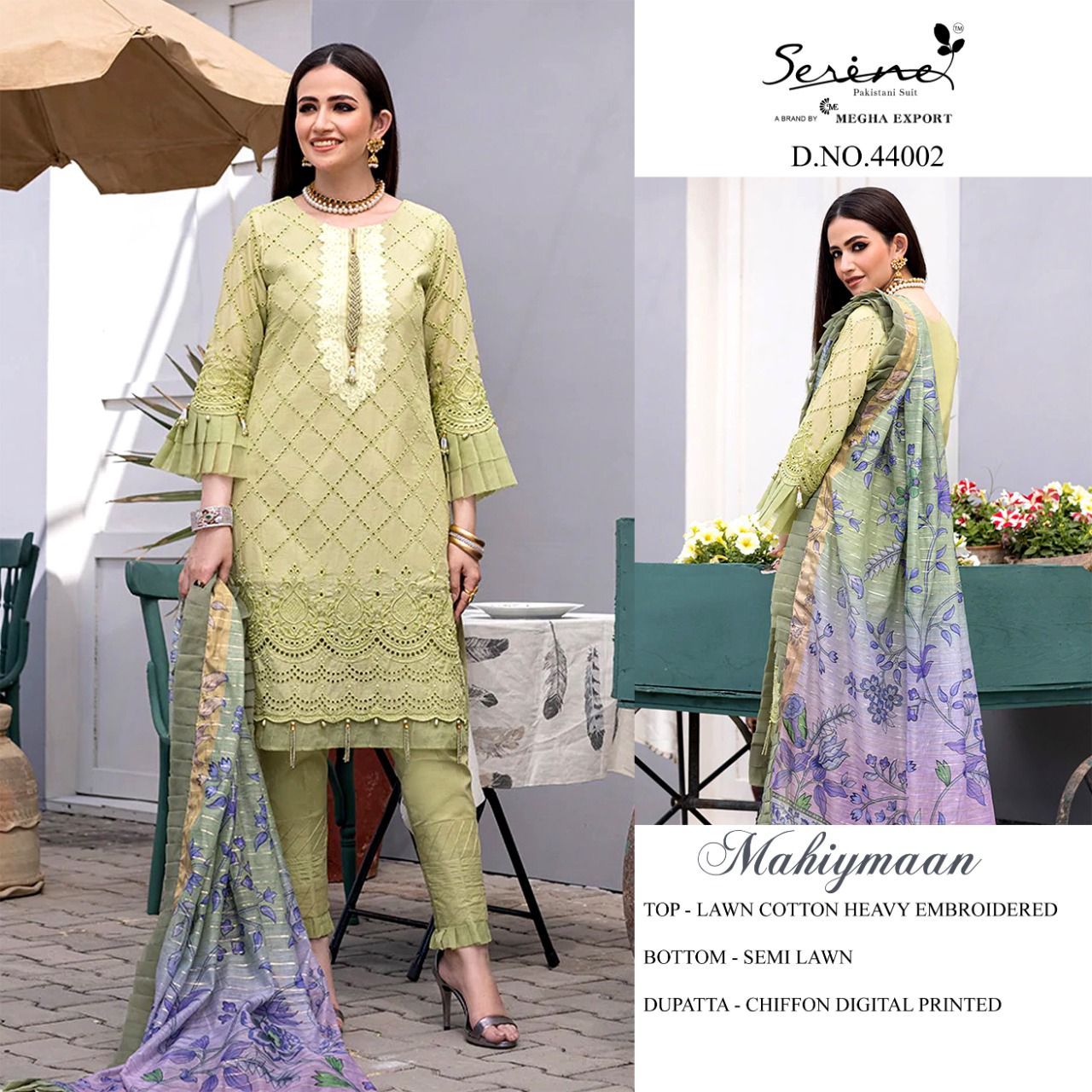 serine Megha Exports mahiymaan cotton decent look salwar suit catalog