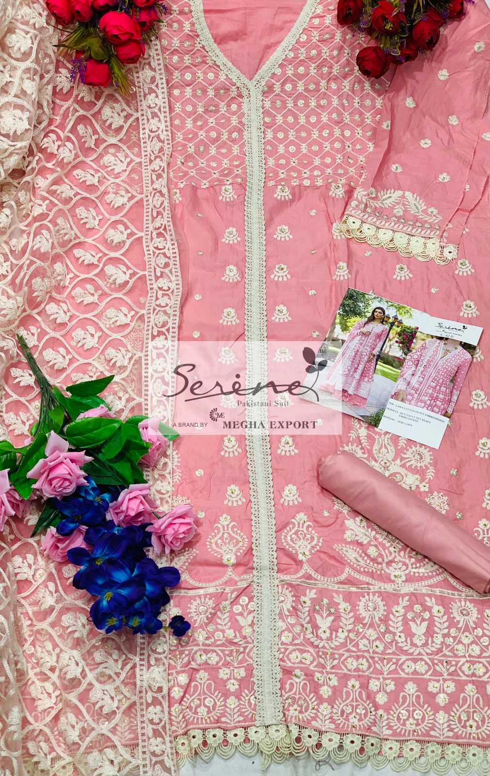 serine Megha Exports serine s 62 cotton new and modern style salwar suit  catalog